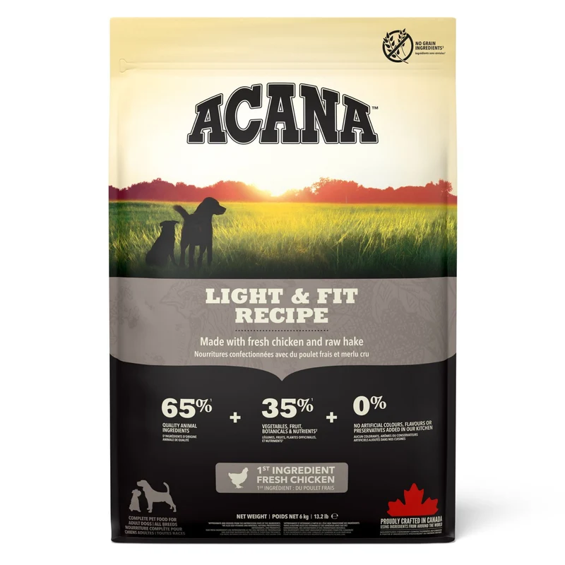 Acana Light & Fit Recipe Adult Dry Dog Food