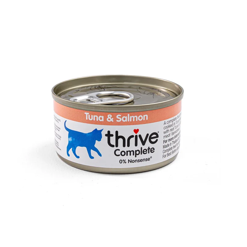 Thrive Complete Tuna & Salmon Wet Cat Food 75G - Pack of 12