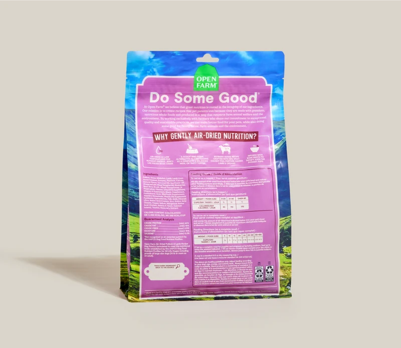 Open Farm Air Dried Alaskan Pollock & Lamb Recipe Dry Dog Food