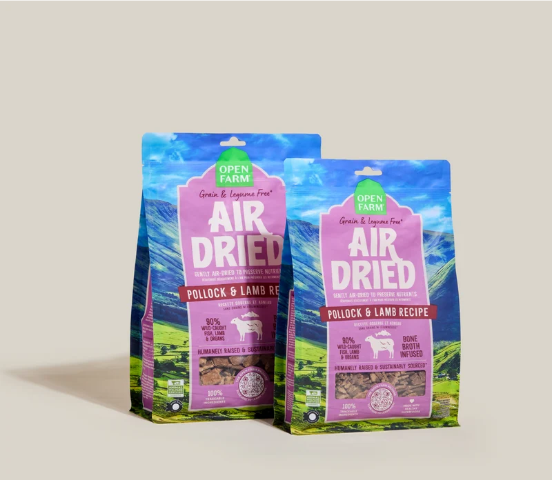 Open Farm Air Dried Alaskan Pollock & Lamb Recipe Dry Dog Food