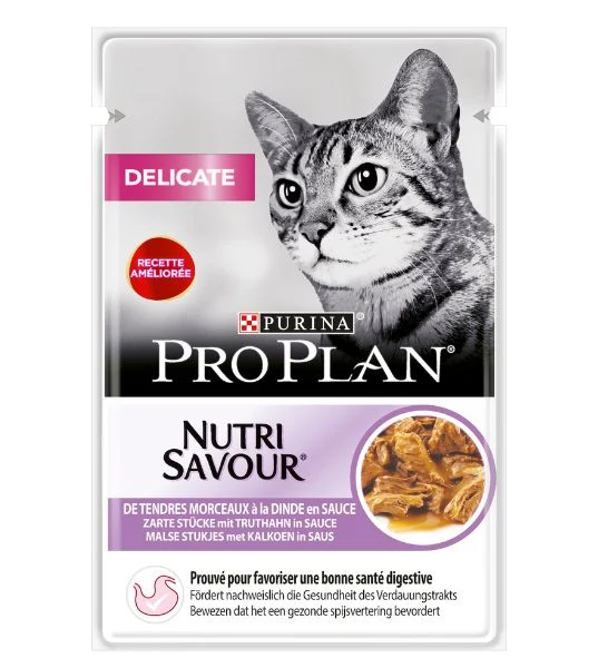 Purina Pro Plan Delicate Digestion Turkey in Gravy Wet Cat Food