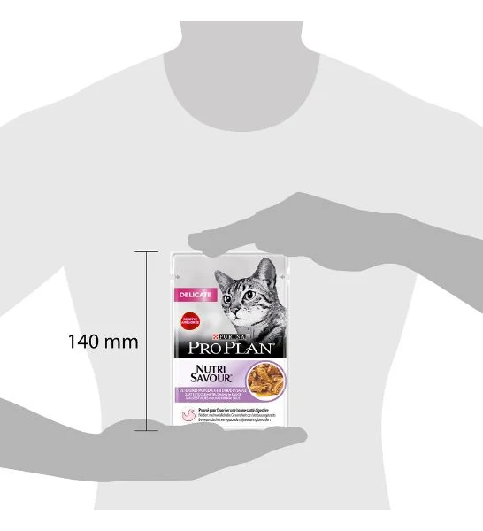 Purina Pro Plan Delicate Digestion Turkey in Gravy Wet Cat Food