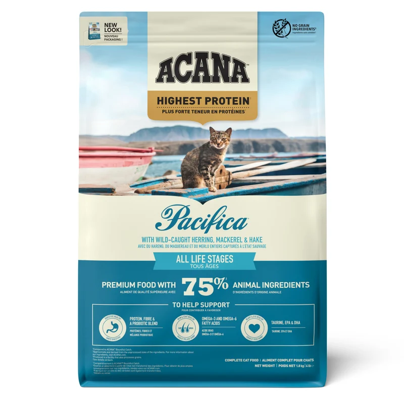 Acana Pacifica Highest-Protein Dry Cat Food