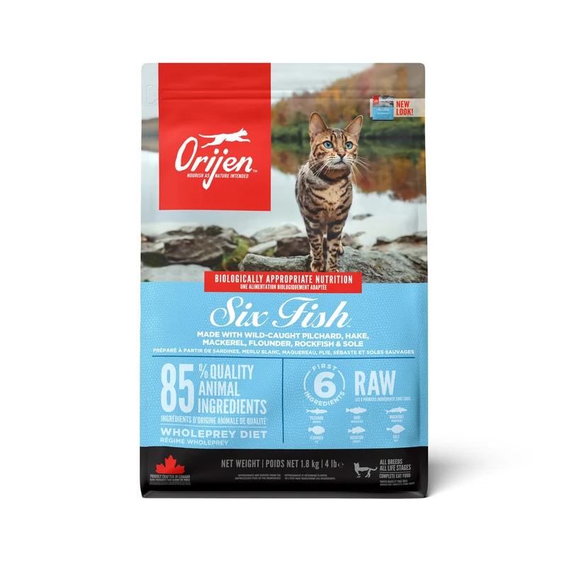 Orijen Six Fish Formula Protein-Rich Diet Cat Dry Food