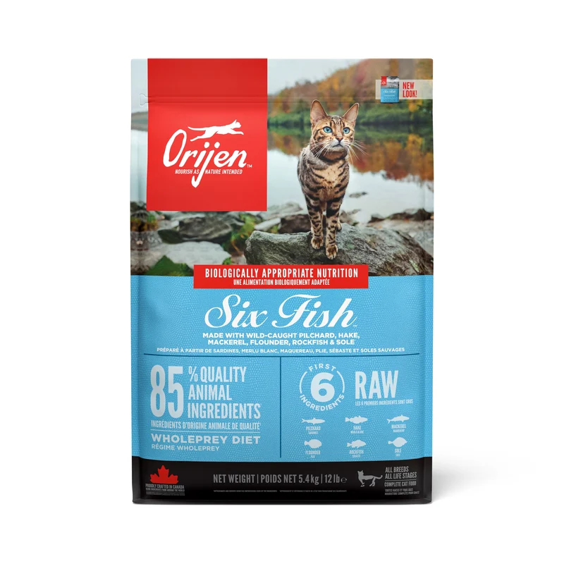 Orijen Six Fish Formula Protein-Rich Diet Cat Dry Food