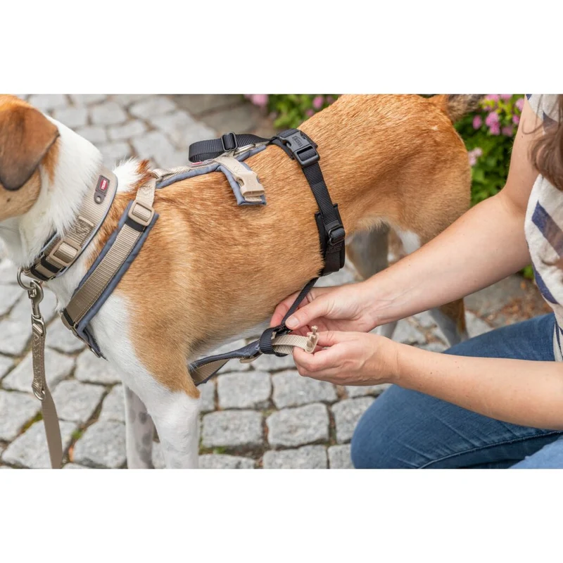 Trixie Panic Adapter Stay for Dog Harnesses - BLACK/L-XL