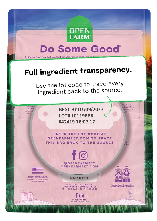 Open Farm Goodbowl Wild-Caught Salmon&Brown Rice Recipe Dry Cat Food - 3.17KG