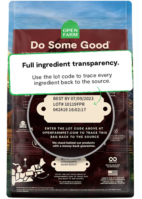 Open Farm RawMix Front Range Recipe Dry Dog Food - 1.58KG