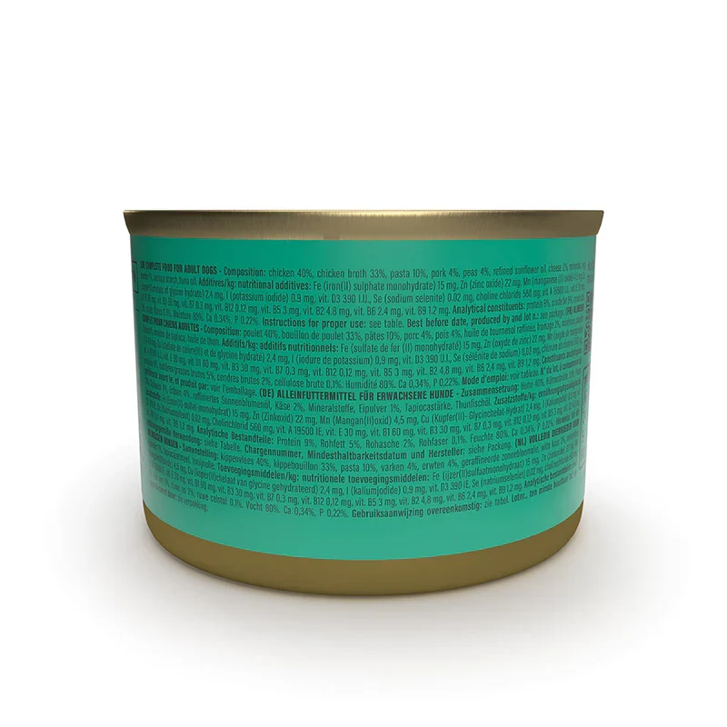Schesir Taste The World Wholefood Chicken With Carbonara In Broth Wet Dog Food 150G