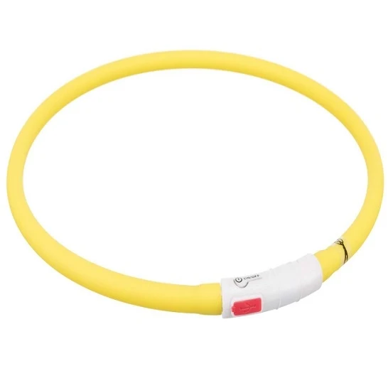 Trixie USB Flash Light Silicone Dog Collar