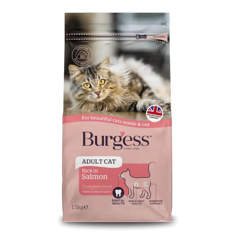 Burgess Complete Scottish Salmon Adult Cat Dry Food