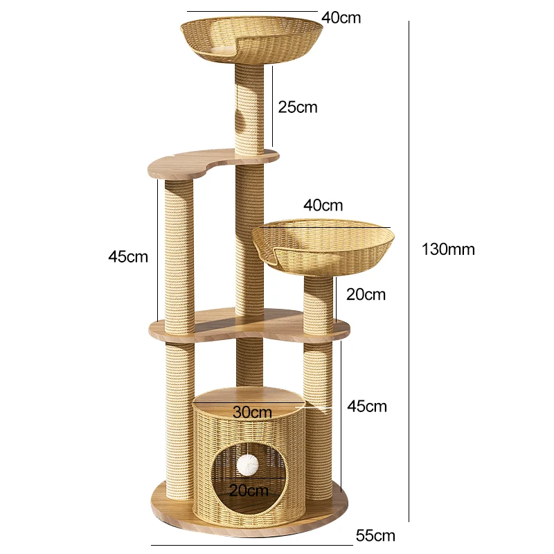 Regalia Buckingham Cat Tree - 55X130CM