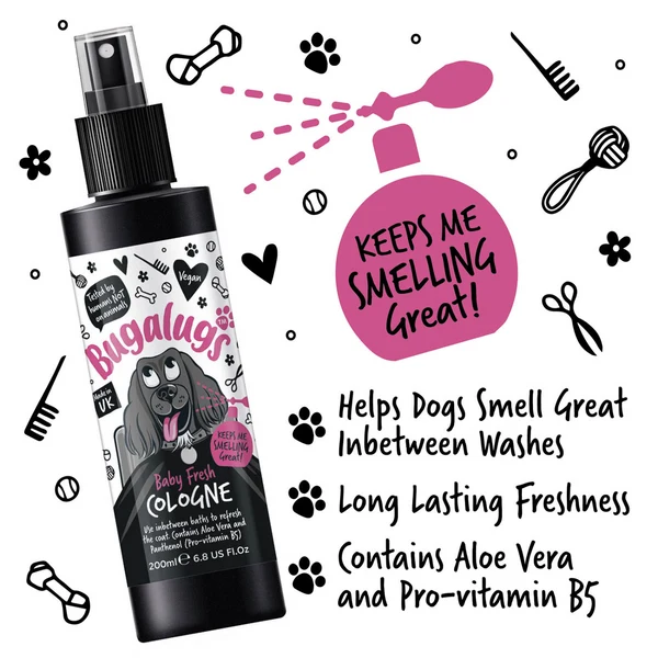 Bugalugs Baby Fresh Dog Cologne 200ML