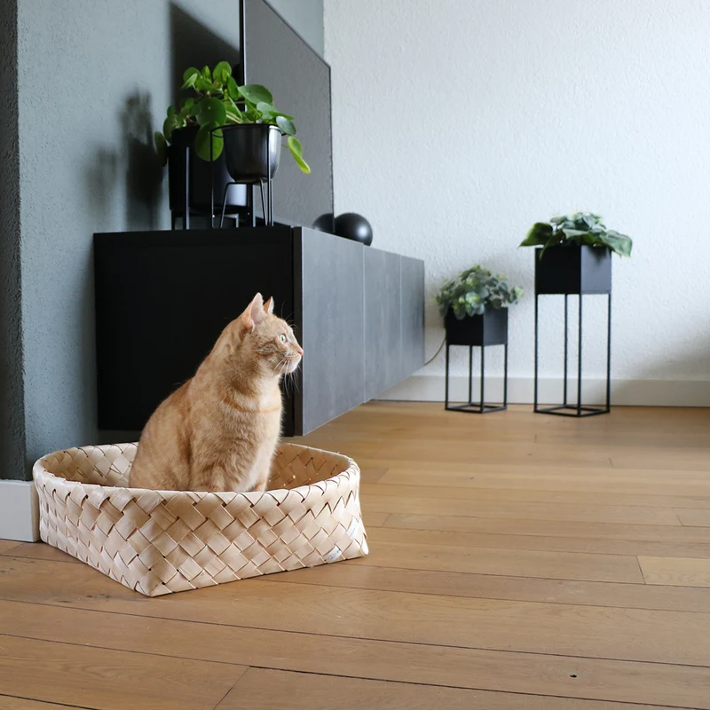 D&D Home Bodhi Cat Basket Bed