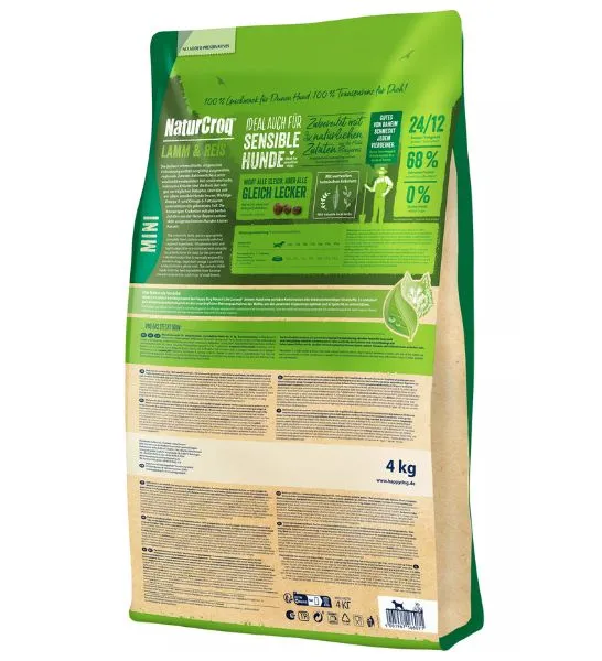 Happy Dog NaturCroq Mini Lamb and Rice Dry Dog Food