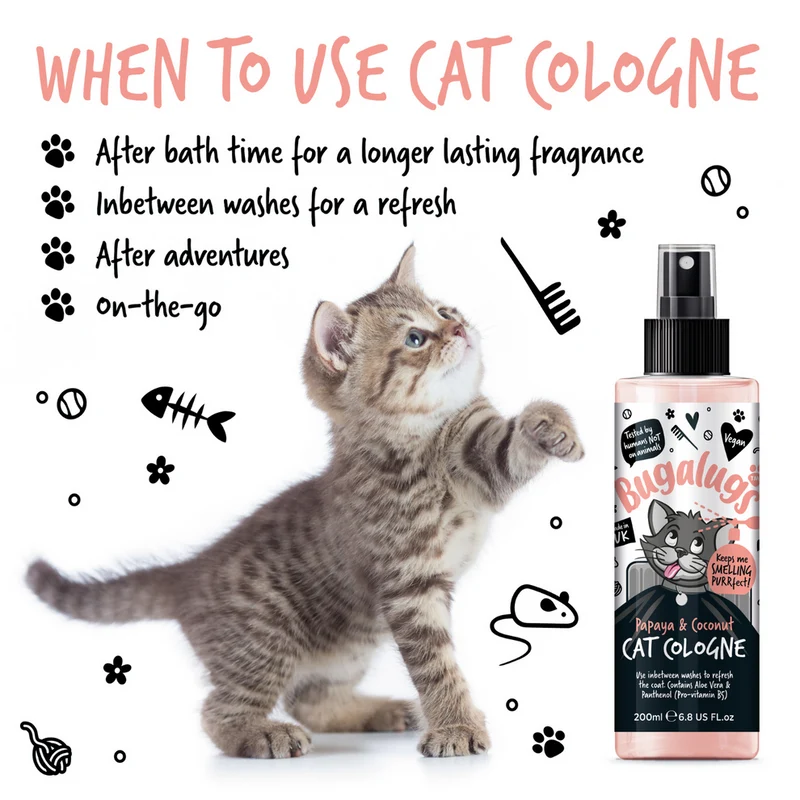 Bugalugs Papaya & Coconut Cat Cologne 200ML