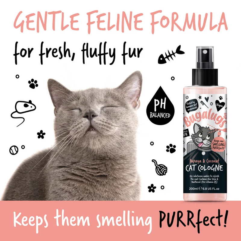 Bugalugs Papaya & Coconut Cat Cologne 200ML