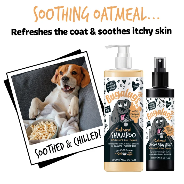 Bugalugs Oatmeal with Coconut & Lime Dog Deodorizing Spray 200ML