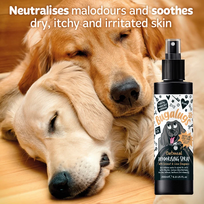 Bugalugs Oatmeal with Coconut & Lime Dog Deodorizing Spray 200ML