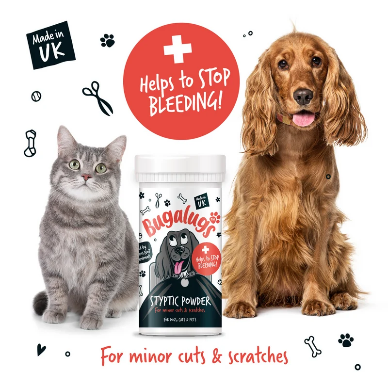 Bugalugs Styptic Powder for Minor Cuts & Scratches for Pets 50G