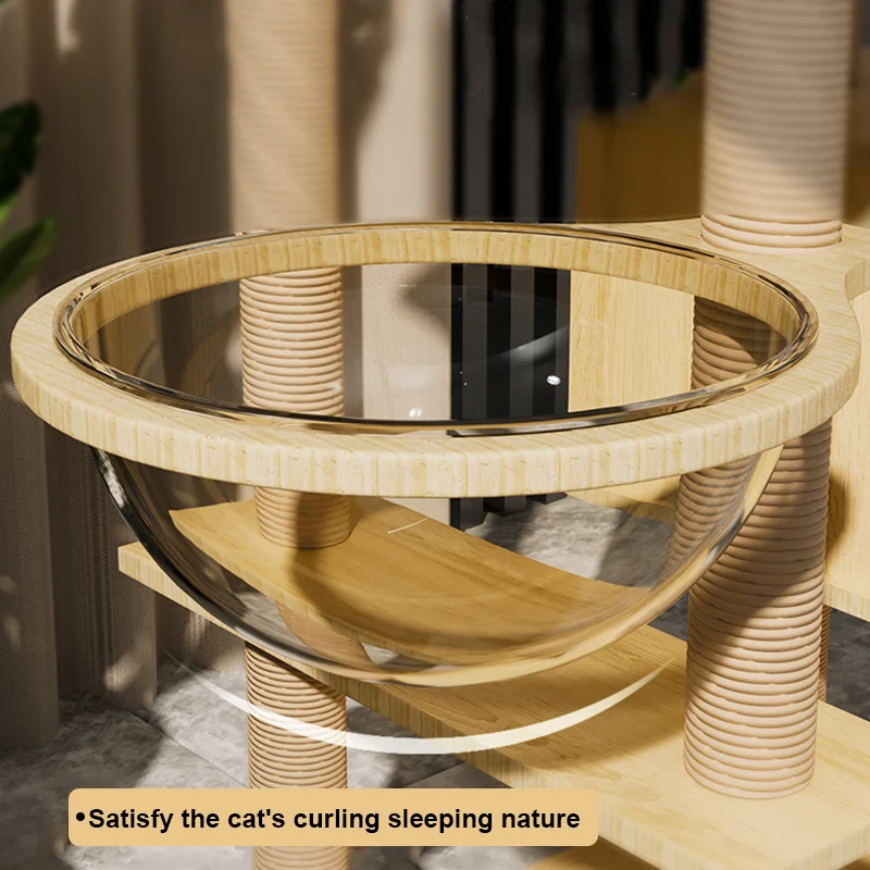 Regalia Hillsborough Cat Tree Tower & Scratch Post 40x50x145cm