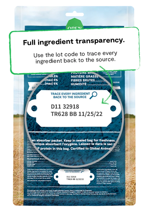 Open Farm Surf & Turf Freeze Dried Raw Patties Dog Food 297G