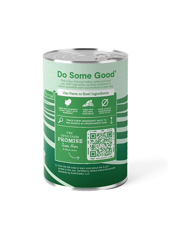 Open Farm Homestead Turkey Pate Adult Dog Wet Food 354G