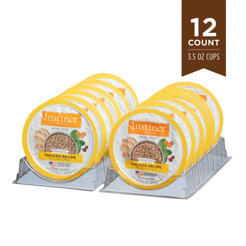 Instinct Grain-Free Minced Real Chicken Recipe Wet Cat Food