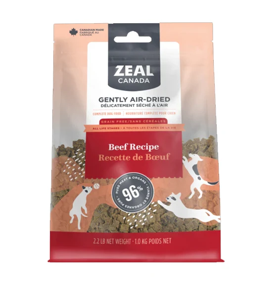 Zeal Air Dried Beef Recipe Dry Dog Food