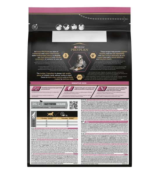 PURINA Pro Plan Opti Derma Medium & Large Adult Sensitive Skin 7+ Salmon Dog Dry Food