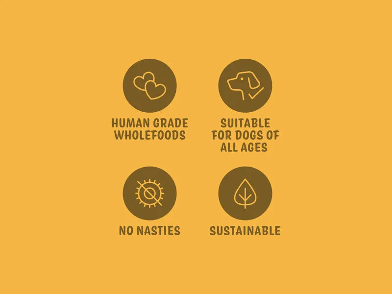 The K9 Kitchen Rabbit Ears Air Dried Dog Treats 100g