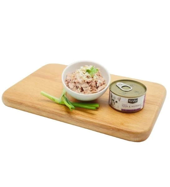 Kit Cat Grain Free Tuna & Whitebait Topper Wet Cat Food 80G