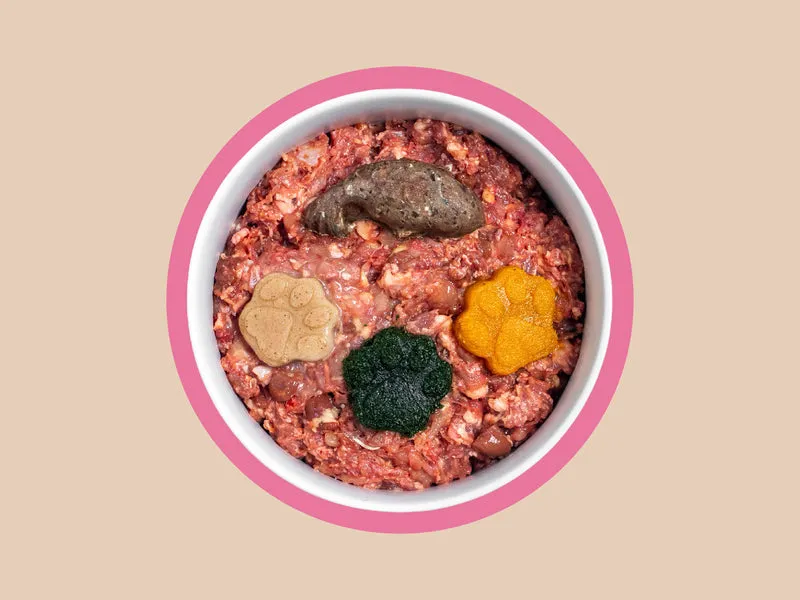 The K9 Kitchen Chicken & Duck Raw Complete Dog Food