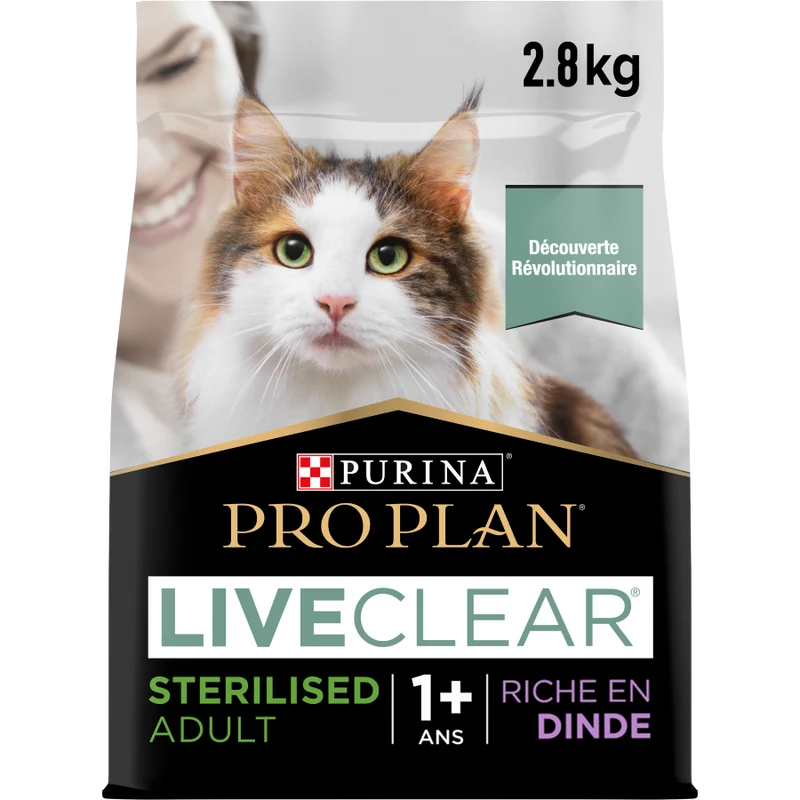 PURINA Pro Plan LiveClear Sterilised Turkey Adult Dry Cat Food