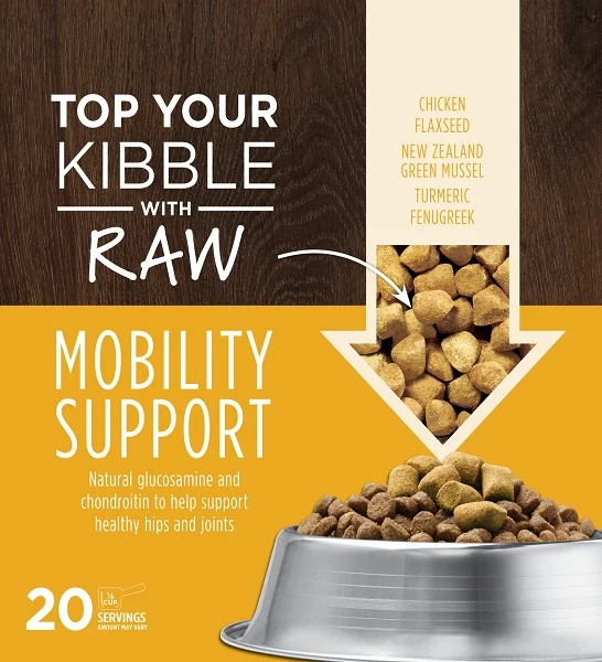 Instinct Raw Boost Mixers Mobility Support Freeze Dried Dog Food Topper 5.5OZ