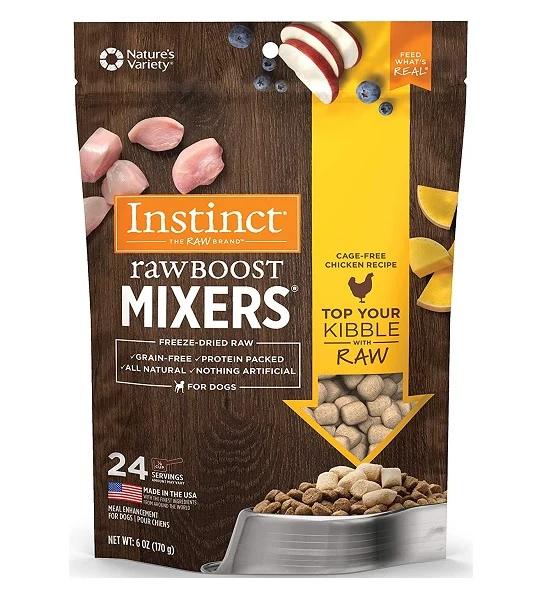 Instinct Raw Boost Mixers Chicken Freeze Dried Dog Food Topper