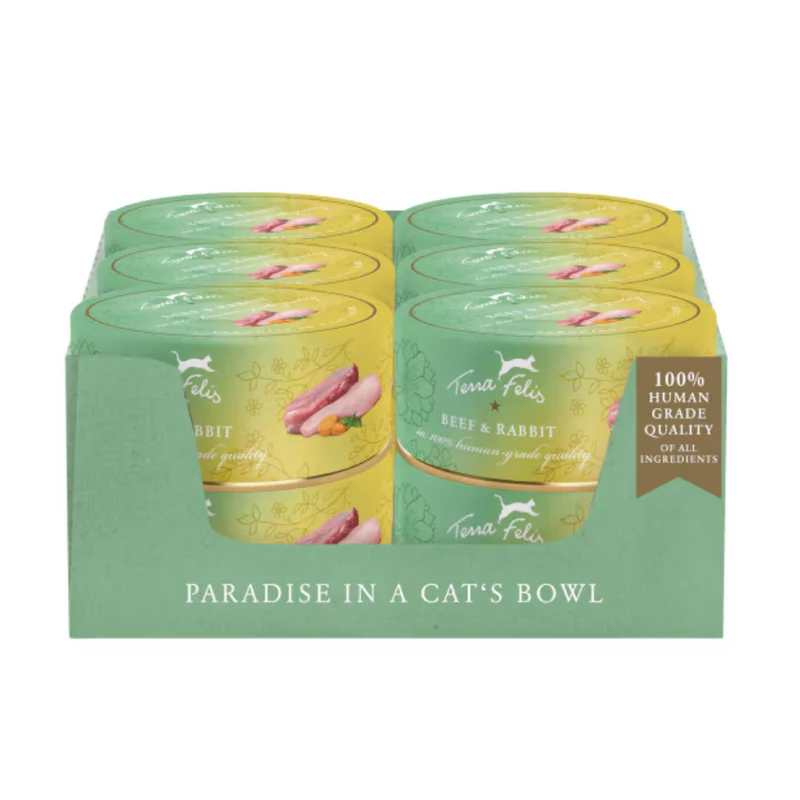 Terra Felis Beef & Rabbit Cat Wet Food
