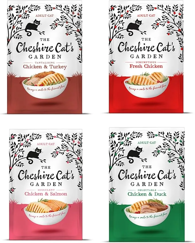 The Cheshire Cat's Garden Multipack Wet Cat Food 8X85G