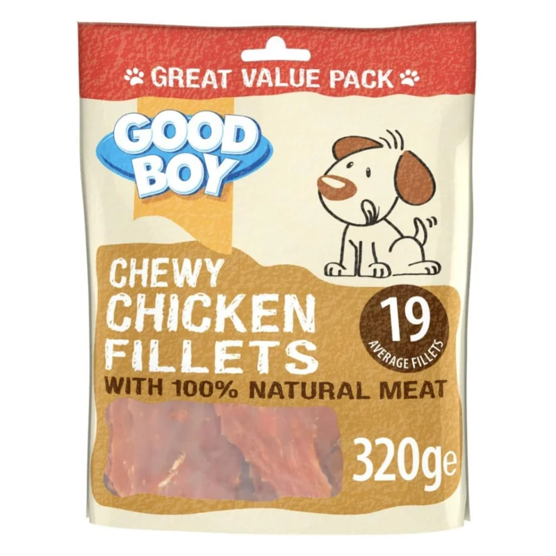 Armitage Goodboy Chewy Chicken Fillets Dog Treats 320G