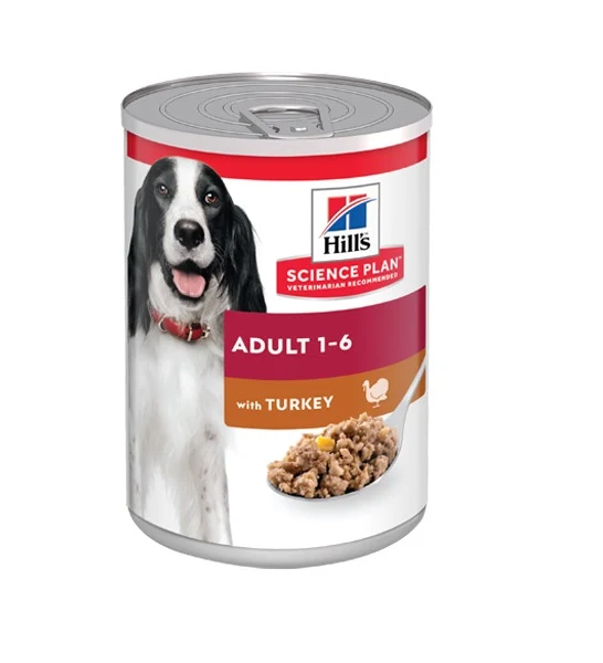 Hill's Science Plan Adult with Turkey Wet Dog Food 370G