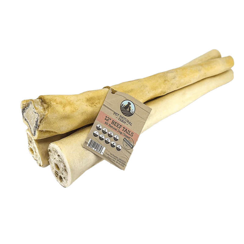 Pet Natural Farm 12" Beef Tail Dog Treats