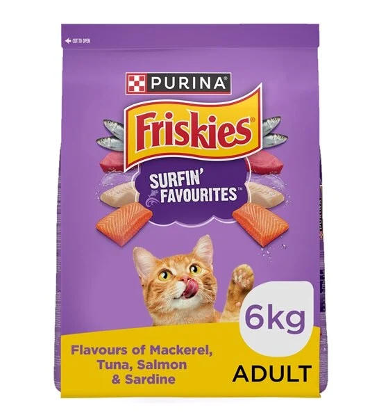 Friskies Surfin Favourites Cat Dry Food