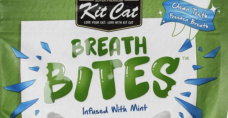 Kit Cat Breath Bites Seafood Flavour Cat Treats 60G