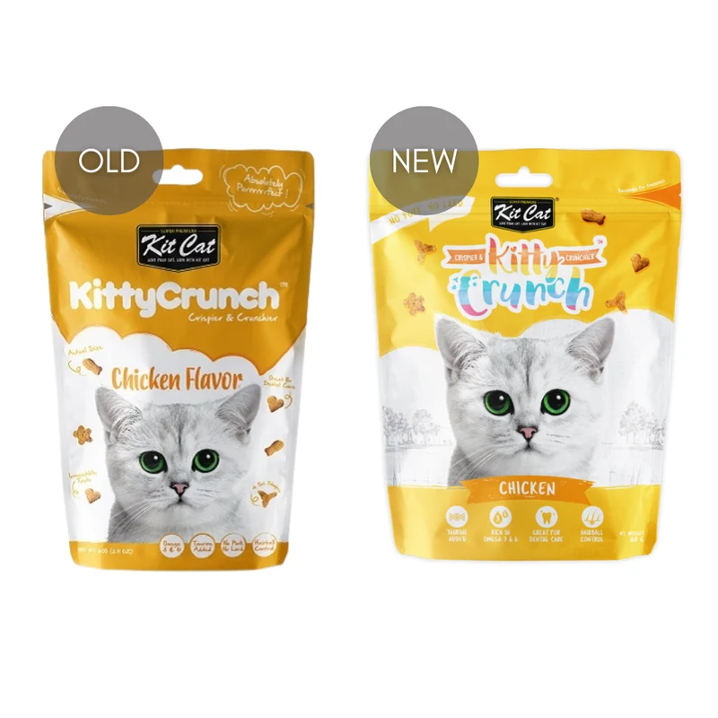 Kit Cat Kitty Crunch Chicken Flavour Cat Treats 60G