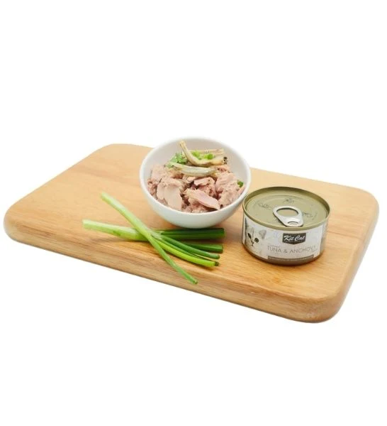 Kit Cat Grain Free Tuna & Anchovy Topper Wet Cat Food 80G