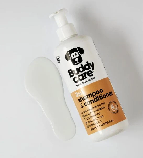 Buddycare 2in1 Dog Shampoo & Conditioner for Dogs