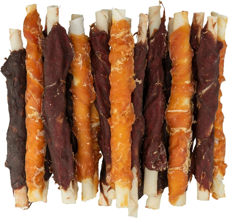 Trixie Denta Fun Chewing Roll Mix Dog Chew Treats 250G