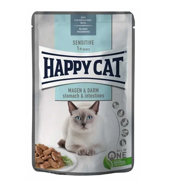 Happy Cat Meat in Sauce Sensitive Stomach & Intestine 85G