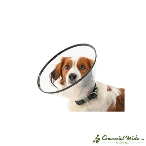Collier élisabéthain avec bord en caoutchouc KRUUSE Buster Comfort pour chiens