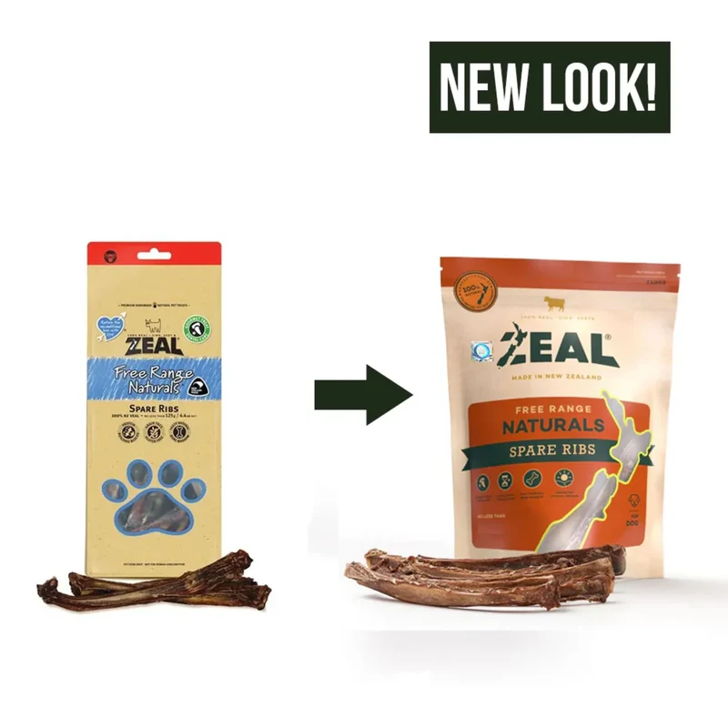 Zeal Pet Food Spare Ribs Pure Natural Dog Treats